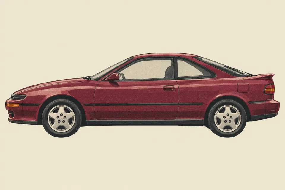 Toyota Celica, иллюстрация