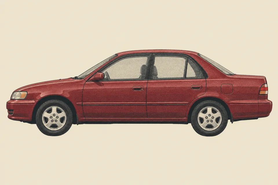 Toyota Corolla, иллюстрация