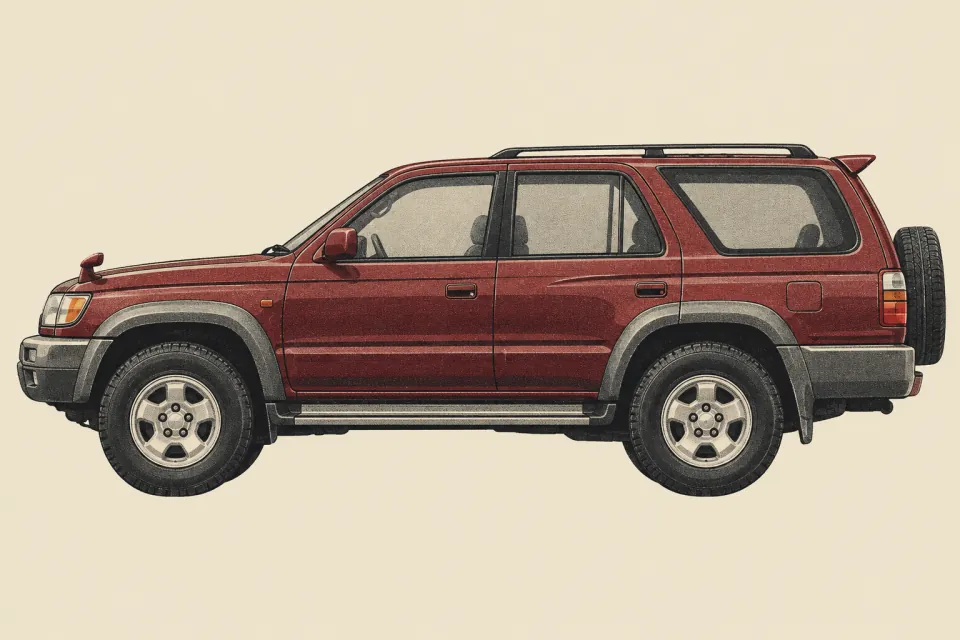 Toyota Hilux Surf, иллюстрация
