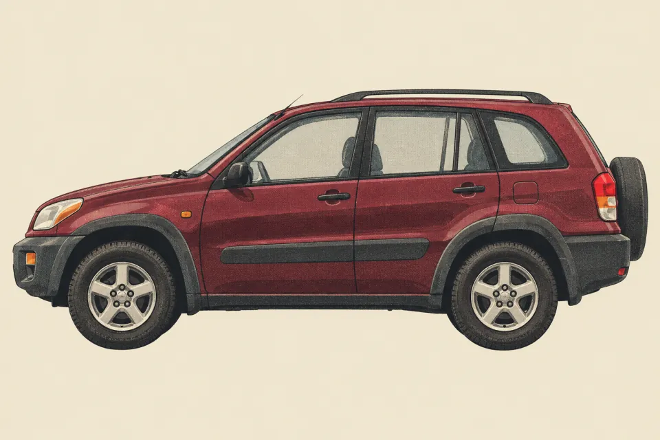 Toyota RAV4 XA20, иллюстрация