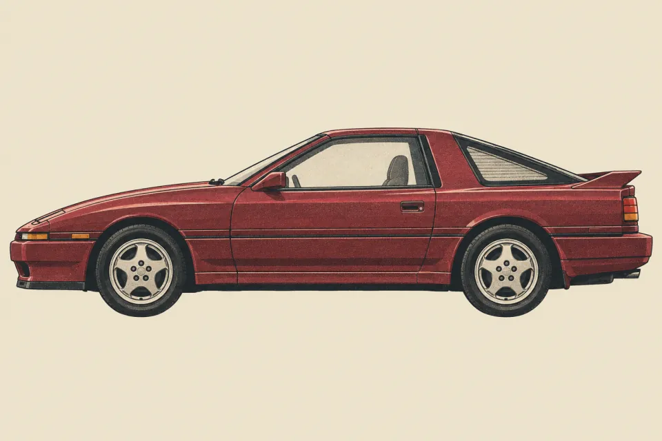 Toyota Supra A70, иллюстрация
