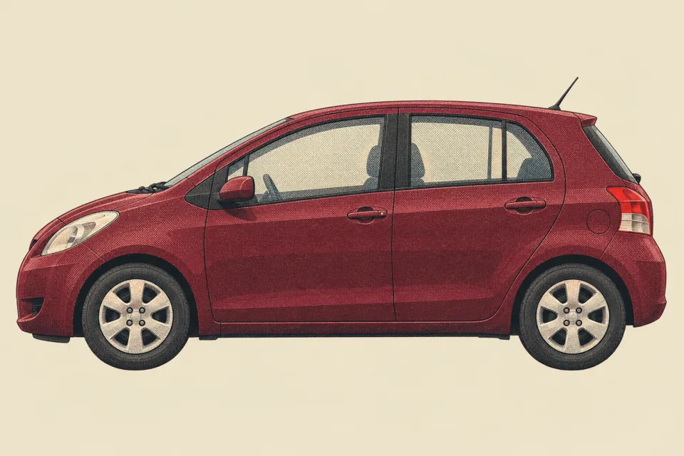Toyota Yaris, иллюстрация