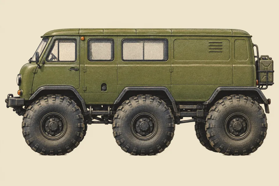 УАЗ Буханка, иллюстрация