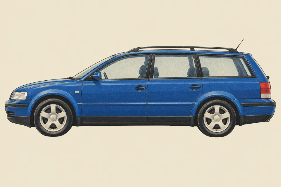 Volkswagen Passat B5, иллюстрация