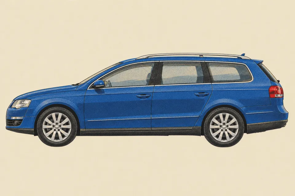Volkswagen Passat B6, иллюстрация