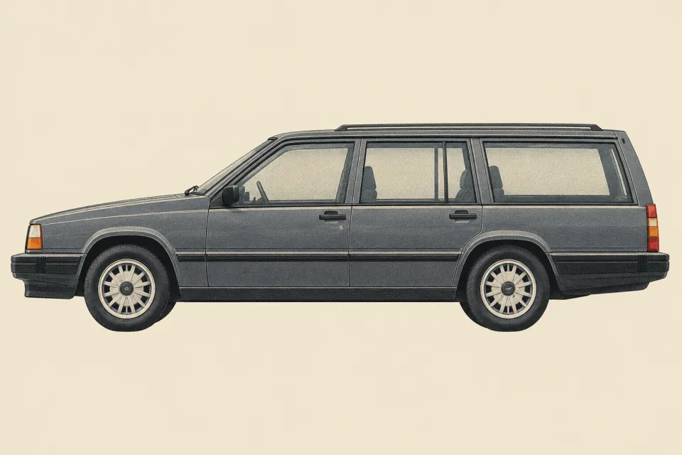 Volvo 740, иллюстрация