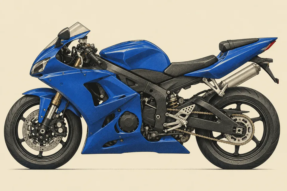 Yamaha YZF-R6, иллюстрация