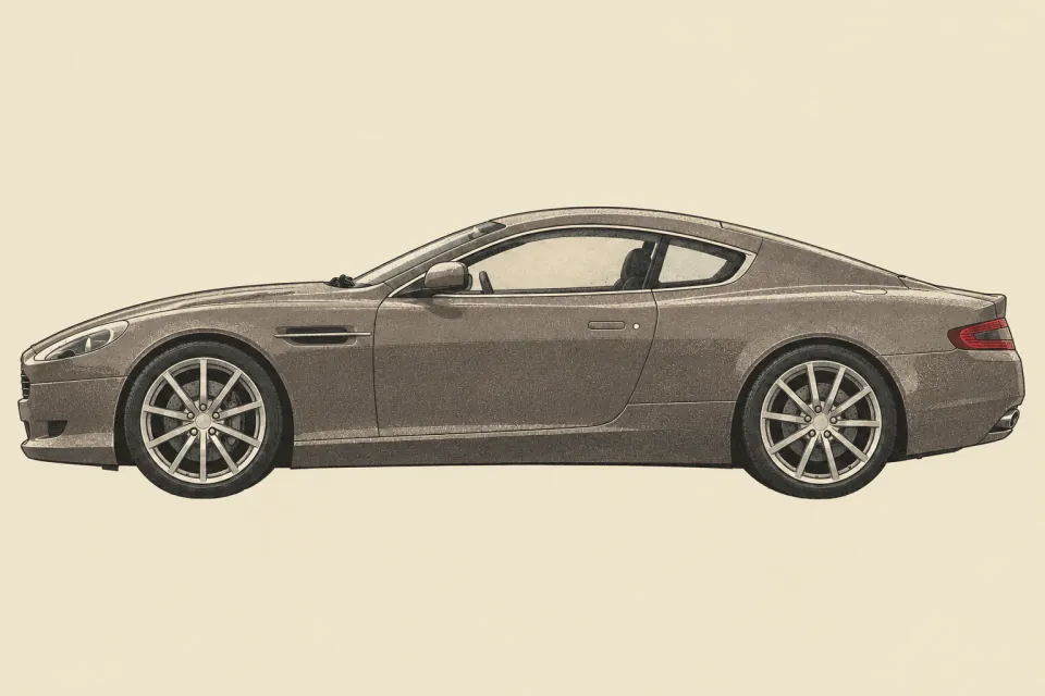 Aston Martin DB9, иллюстрация