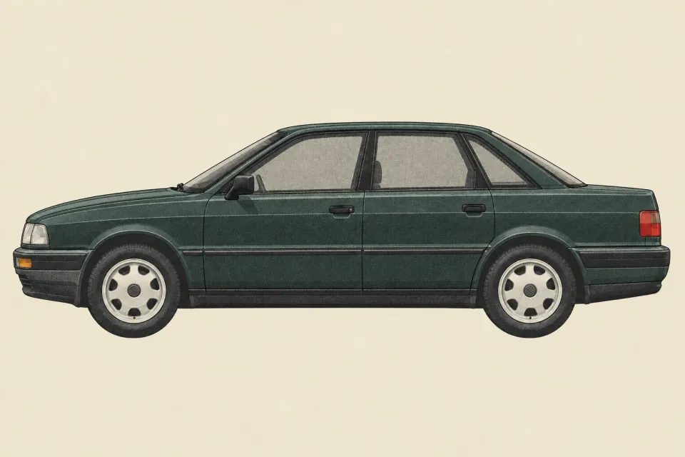 Audi 80 B4, иллюстрация
