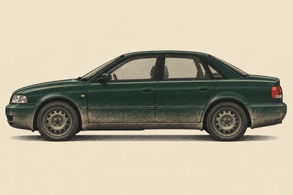 Audi A4, иллюстрация