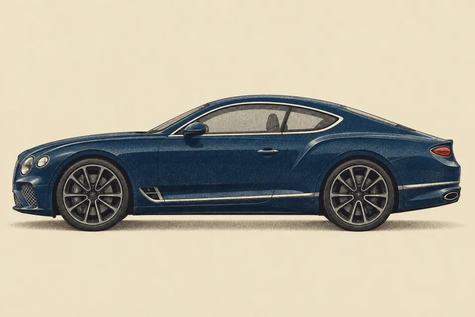 Bentley Continental GT, иллюстрация