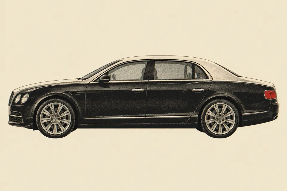 Bentley Flying Spur, иллюстрация