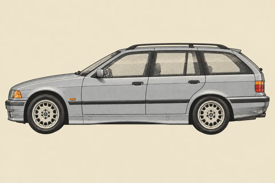 BMW 3 Series E36, иллюстрация