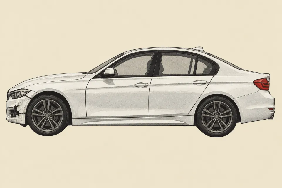 BMW 3 Series F30, иллюстрация