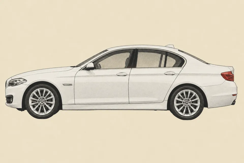 BMW 520 F10, иллюстрация