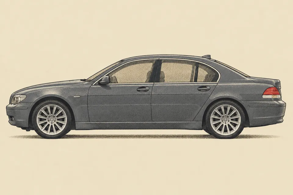 BMW 7 Series E65, иллюстрация