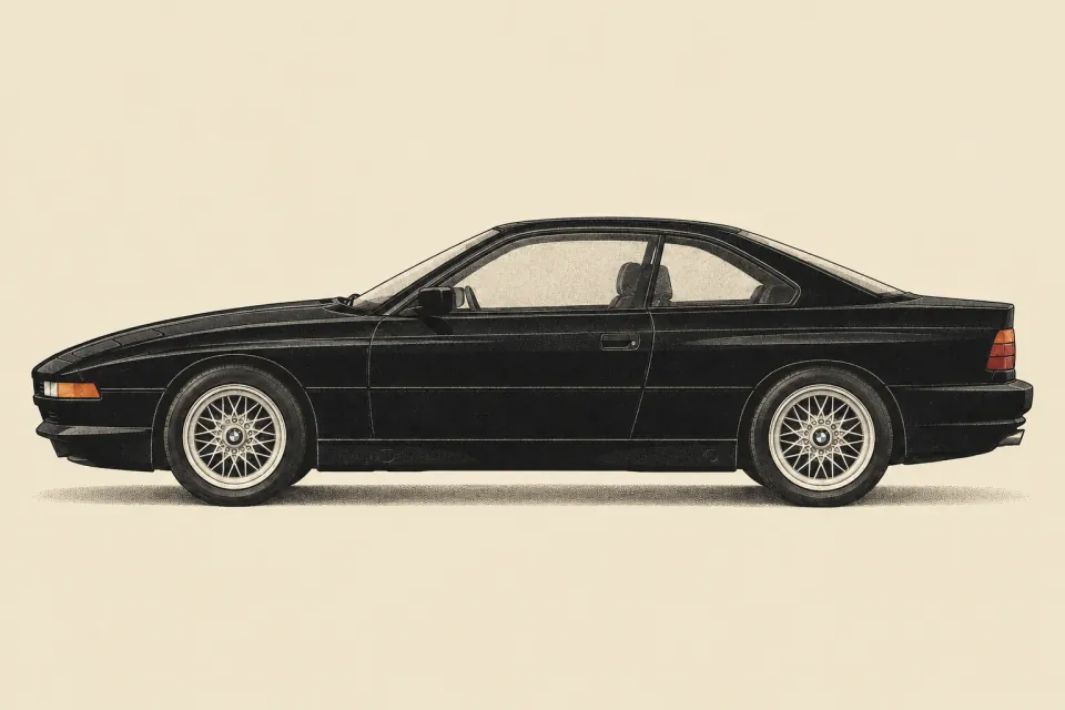 BMW 850Ci E31, иллюстрация