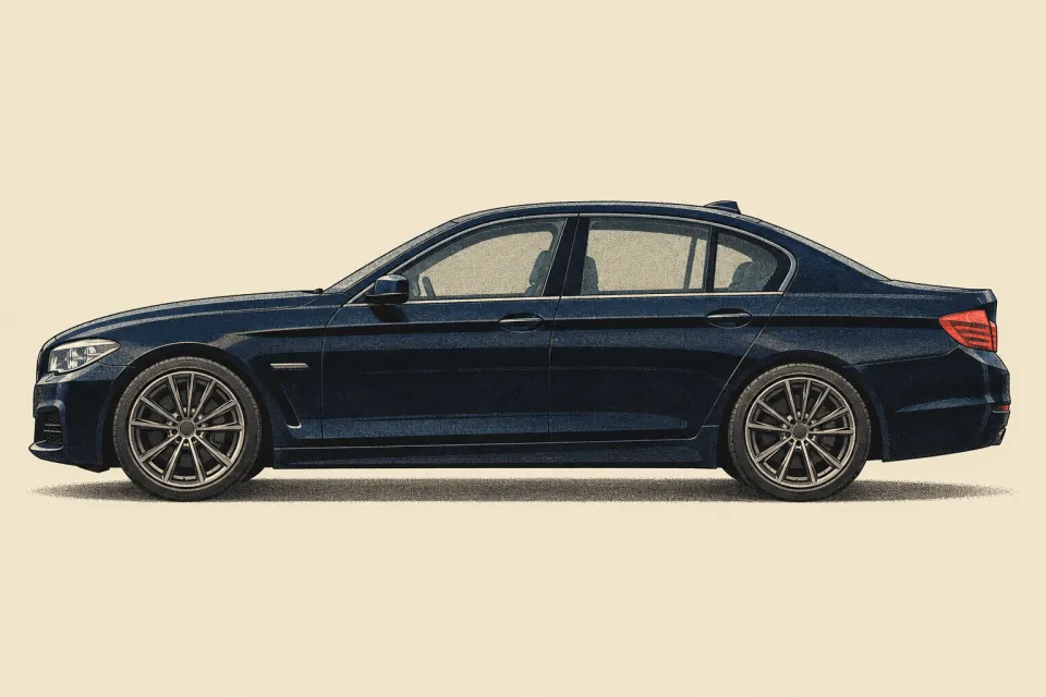 BMW 5 Series F10, иллюстрация