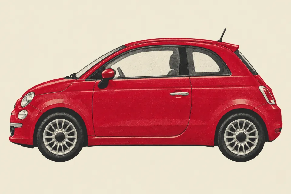 Fiat 500, иллюстрация
