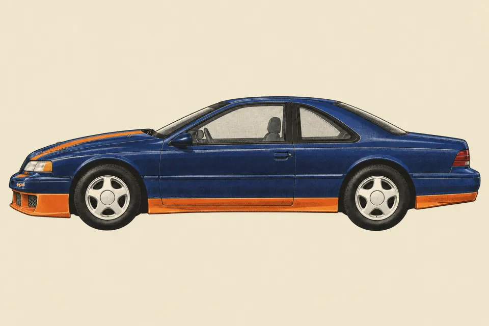 Ford Thunderbird, иллюстрация
