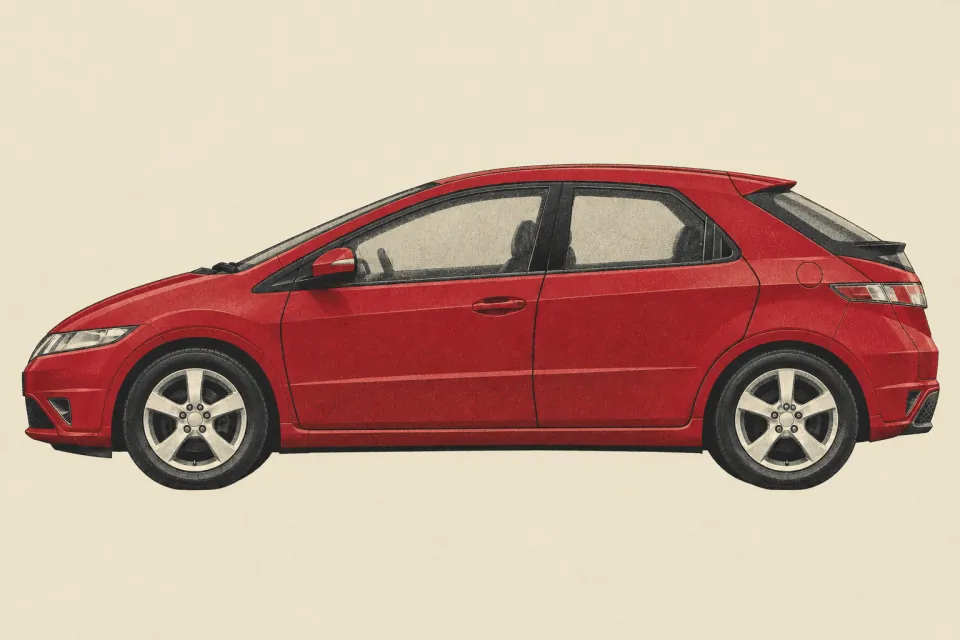 Honda Civic 5D, иллюстрация