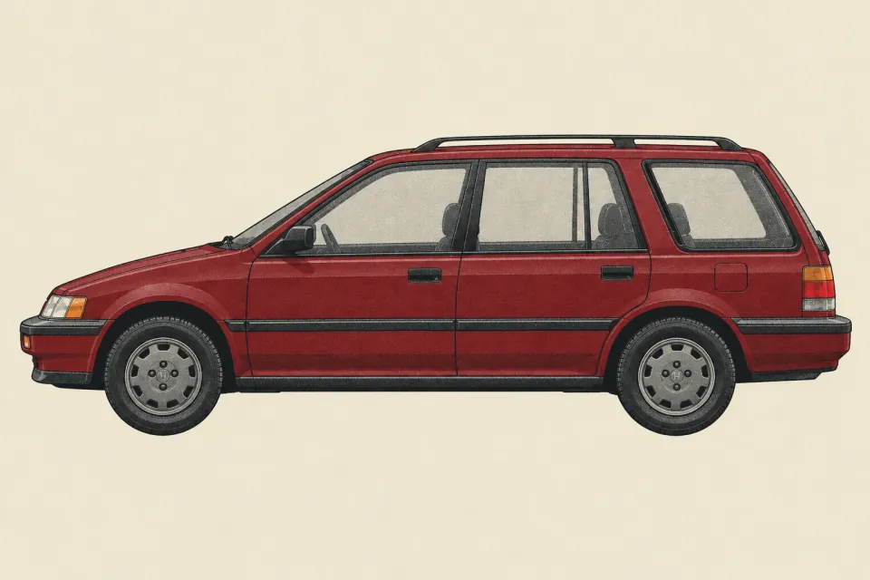 Honda Civic Shuttle, иллюстрация