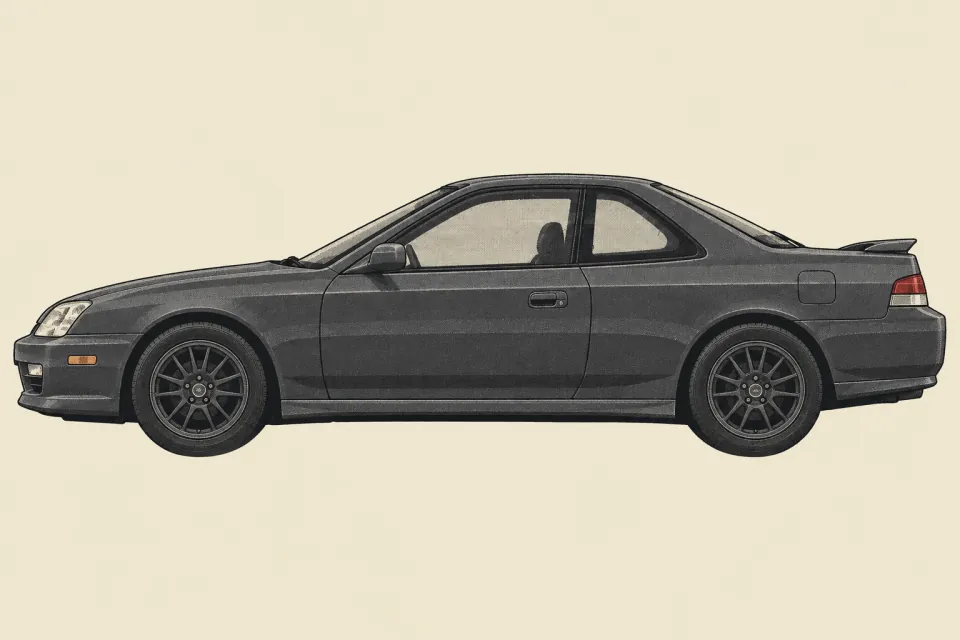 Honda Prelude, иллюстрация