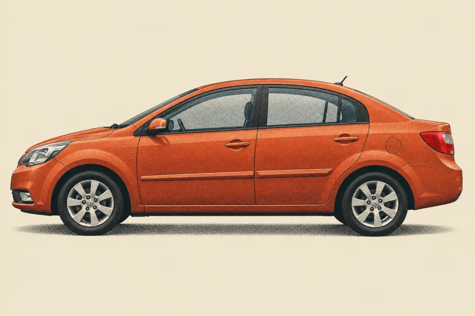 Kia Rio, иллюстрация