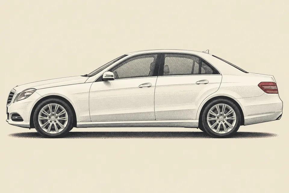 Mercedes-Benz E200 W212, иллюстрация