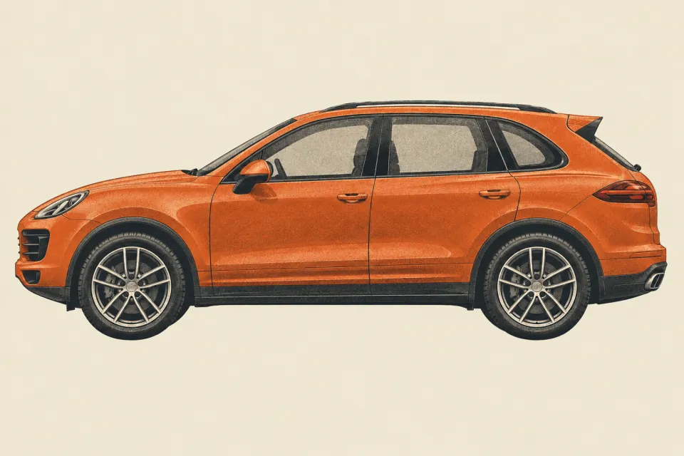 Porsche Cayenne, иллюстрация