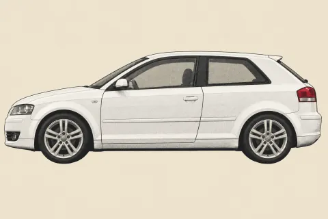 Audi A3, иллюстрация