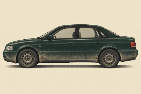 Audi A4, иллюстрация