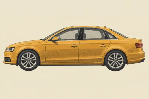 Audi A4 B8, иллюстрация