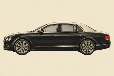 Bentley Flying Spur, иллюстрация