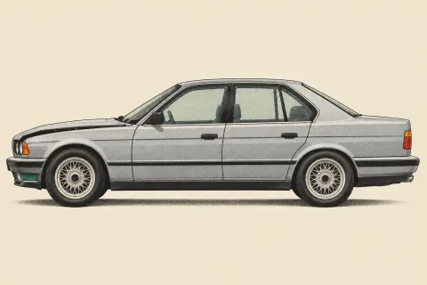BMW 525 E34, иллюстрация