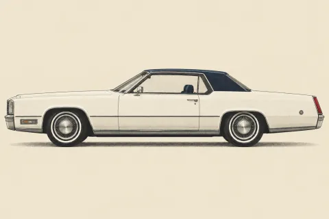 Cadillac Eldorado, иллюстрация