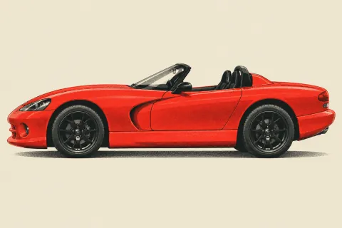 Dodge Viper, иллюстрация