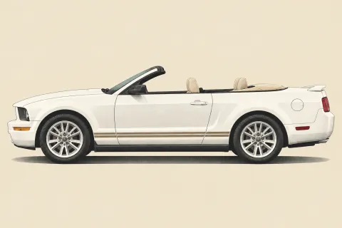 Ford Mustang S197, иллюстрация