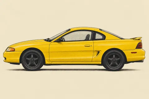 Ford Mustang, иллюстрация