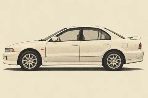 Mitsubishi Galant, иллюстрация