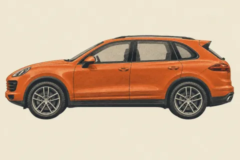 Porsche Cayenne, иллюстрация