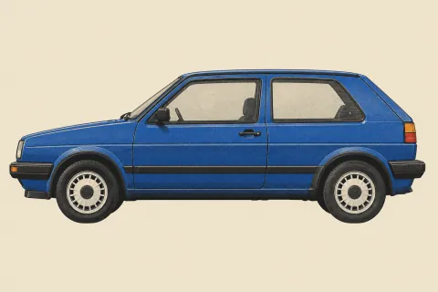 Volkswagen Golf, иллюстрация