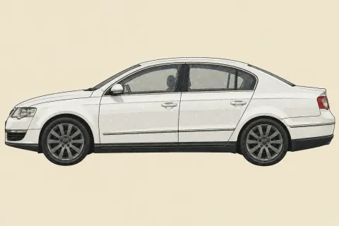 Volkswagen Passat B6, иллюстрация