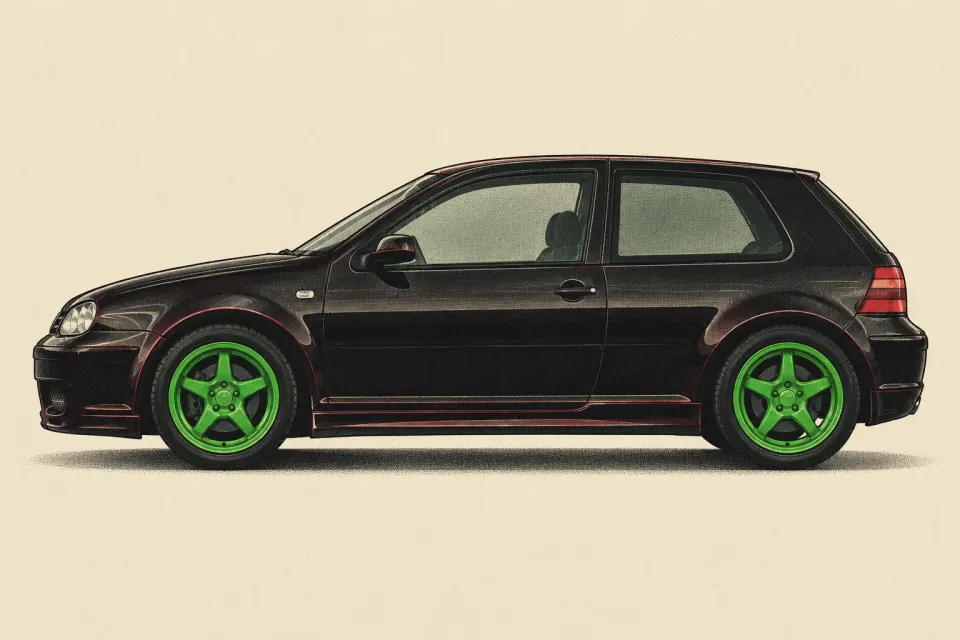 Volkswagen Golf Mk4, иллюстрация