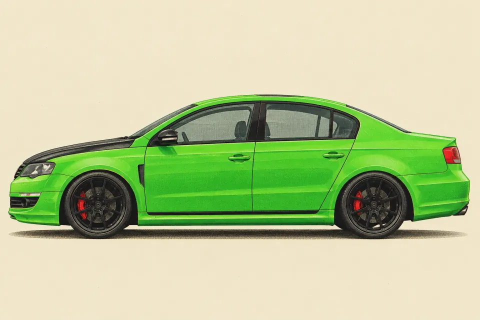 Volkswagen Passat B6, иллюстрация